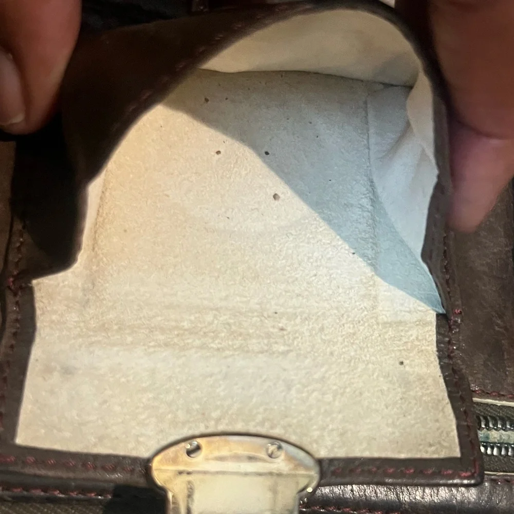 Vintage Marc Jacob’s‎ Brown Leather Buckle Clutch Wallet